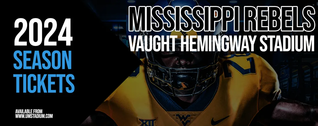 Mississippi Rebels Football 2024 Season Tickets